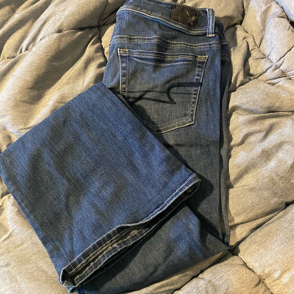 American eagle size 10 boot kick jeans
